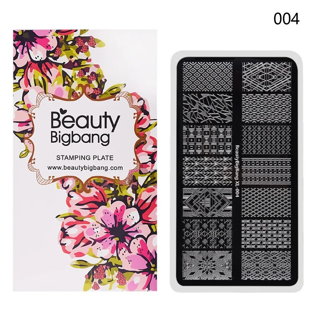 BeautyBigBang Nail Stamping Plates Simple Stripe Pattern Design Nail Template Plate Rectangle Stencil Stamp For Nails BBB XL-004
BeautyBigBang Nail Stamping Plates Simple Stripe Pattern Design Nail Template Plate Rectangle Stencil Stamp For Nails BBB XL-004