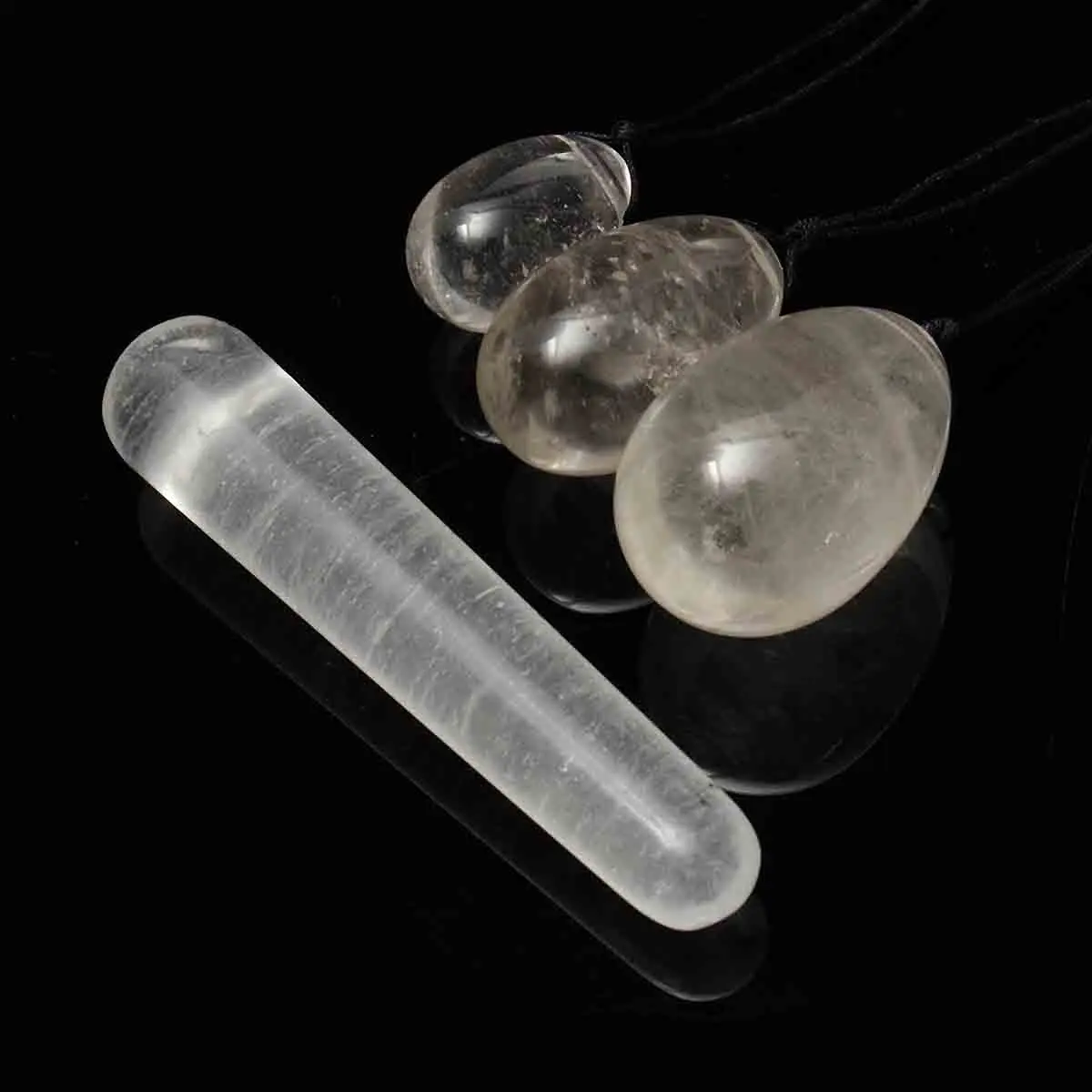 Rose Quartz Drilled Yoni Eggs Crystal Massage Wands Jade Eggs For Women Kegel Exercise Vaginal Muscles Health Care Massager
Rose Quartz Drilled Yoni Eggs Crystal Massage Wands Jade Eggs For Women Kegel Exercise Vaginal Muscles Health Care Massager