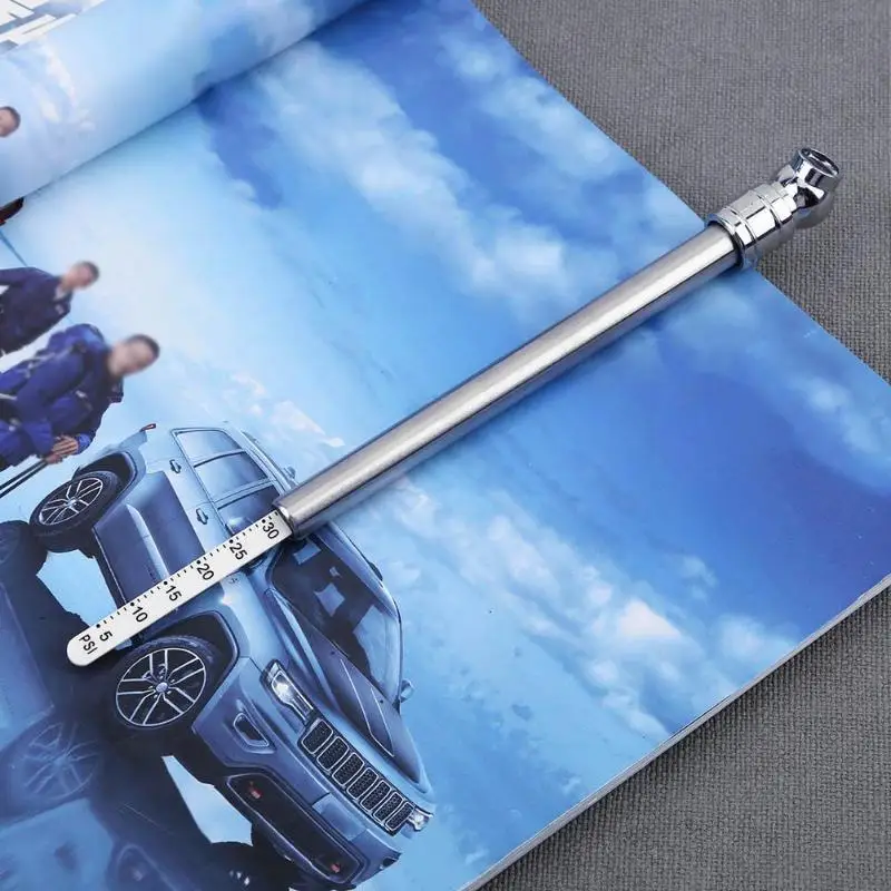 Stainless Steel Pen Shaped Car Vehicle Tire Air Pressure Test Meter Gauge Portable Car Tire Pressure Gauge Barometer New
Stainless Steel Pen Shaped Car Vehicle Tire Air Pressure Test Meter Gauge Portable Car Tire Pressure Gauge Barometer New