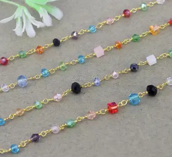 5 Meters Several Shapes Random Arrangement Spinel Rosary Style Wire Wrapped Crystay Beaded Chain for Jewelry making
5 Meters Several Shapes Random Arrangement Spinel Rosary Style Wire Wrapped Crystay Beaded Chain for Jewelry making