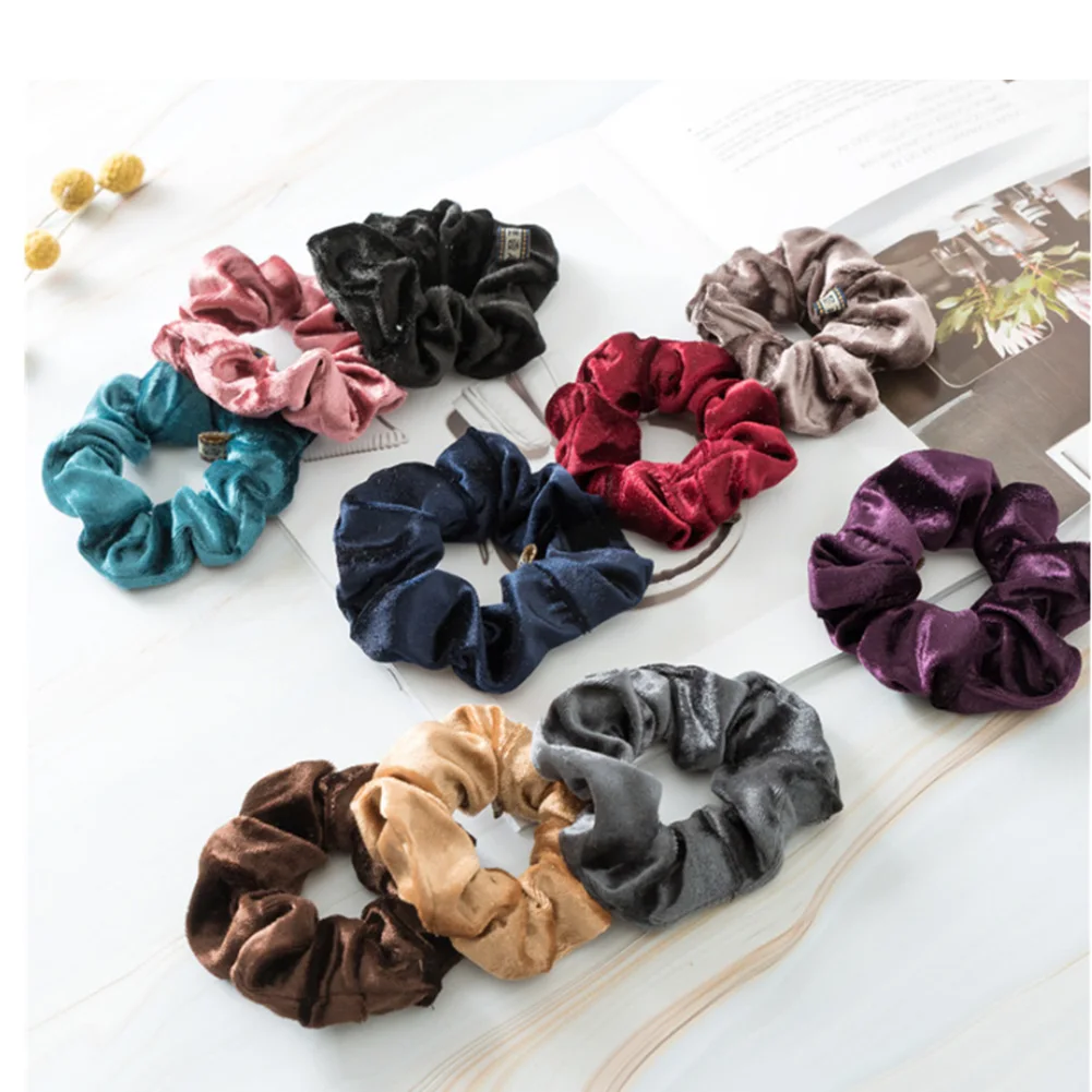 1Pc Solid Color Lady Hair Scrunchies Fashion Elastic Hair Bands Pure Color Bobble Sports Dance Velvet Soft Hair Accessories
1Pc Solid Color Lady Hair Scrunchies Fashion Elastic Hair Bands Pure Color Bobble Sports Dance Velvet Soft Hair Accessories