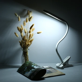 USB Operated LED Clip Night Lamp 3 Light Colors & Stepless Dimming 360 Flexible Gooseneck Desk Light Eye Protection Reading Lamp
USB Operated LED Clip Night Lamp 3 Light Colors & Stepless Dimming 360 Flexible Gooseneck Desk Light Eye Protection Reading Lamp