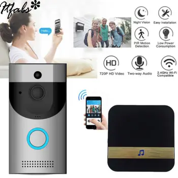 Two-Way Audio Wireless WiFi DoorBell Smart Video Phone Doorbell Visual Ring Intercom Secure Camera 20A11
Two-Way Audio Wireless WiFi DoorBell Smart Video Phone Doorbell Visual Ring Intercom Secure Camera 20A11