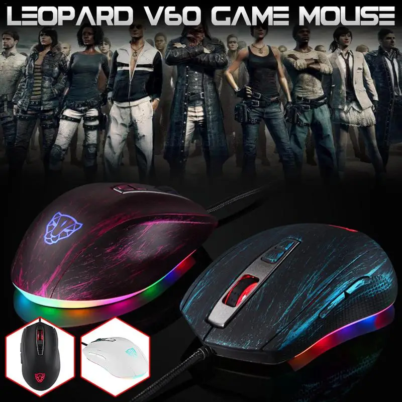 V60 Professional Breathing Wired Gaming Mouse RGB Backlit 5000 DPI Optical Sensor PMW3325 with 9 Programmable Buttons
V60 Professional Breathing Wired Gaming Mouse RGB Backlit 5000 DPI Optical Sensor PMW3325 with 9 Programmable Buttons