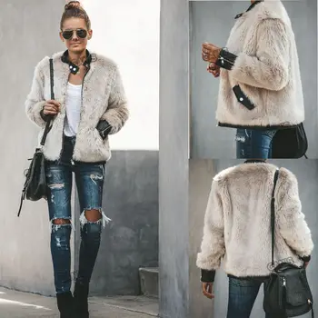Women Warm Teddy Bear Pocket Fleece Jackets Outwear Coat Street Tops Jacket Zipper Outwear Ladies Coats
Women Warm Teddy Bear Pocket Fleece Jackets Outwear Coat Street Tops Jacket Zipper Outwear Ladies Coats