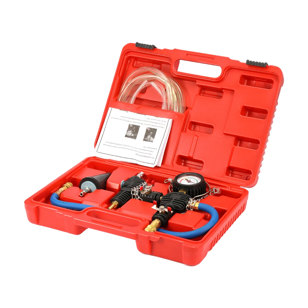 Auto Car Radiator Cooling Antifreeze Replacement Tool Kit Vacuum Pump Coolant System Antifreeze Injector
Auto Car Radiator Cooling Antifreeze Replacement Tool Kit Vacuum Pump Coolant System Antifreeze Injector