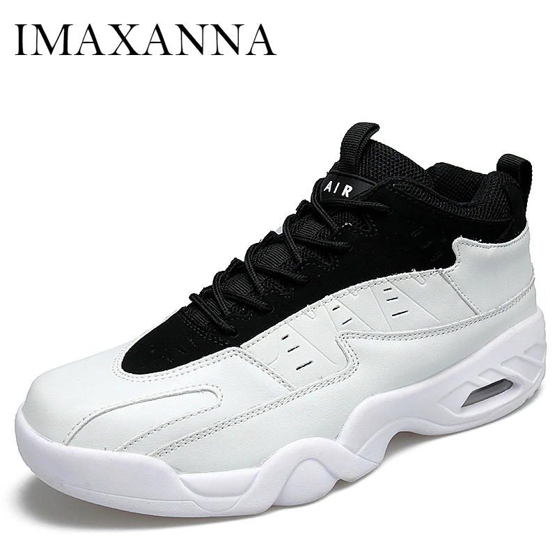 IMAXANNA New Men's Basketball Shoes 2019 Leather Lace Up Sport Shoes Athletic Breathable Men Fashion Flat Sneakers Shoe For Male
IMAXANNA New Men's Basketball Shoes 2019 Leather Lace Up Sport Shoes Athletic Breathable Men Fashion Flat Sneakers Shoe For Male