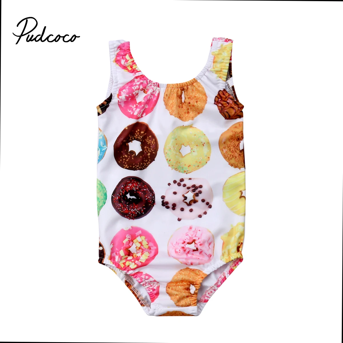 2019 Brand New 1-6Y Toddler Kid Baby Girl Toddler Donut Print Swimsuit Sleeveless One Piece Swimwear Bathing Suit Bikini Tankini
2019 Brand New 1-6Y Toddler Kid Baby Girl Toddler Donut Print Swimsuit Sleeveless One Piece Swimwear Bathing Suit Bikini Tankini