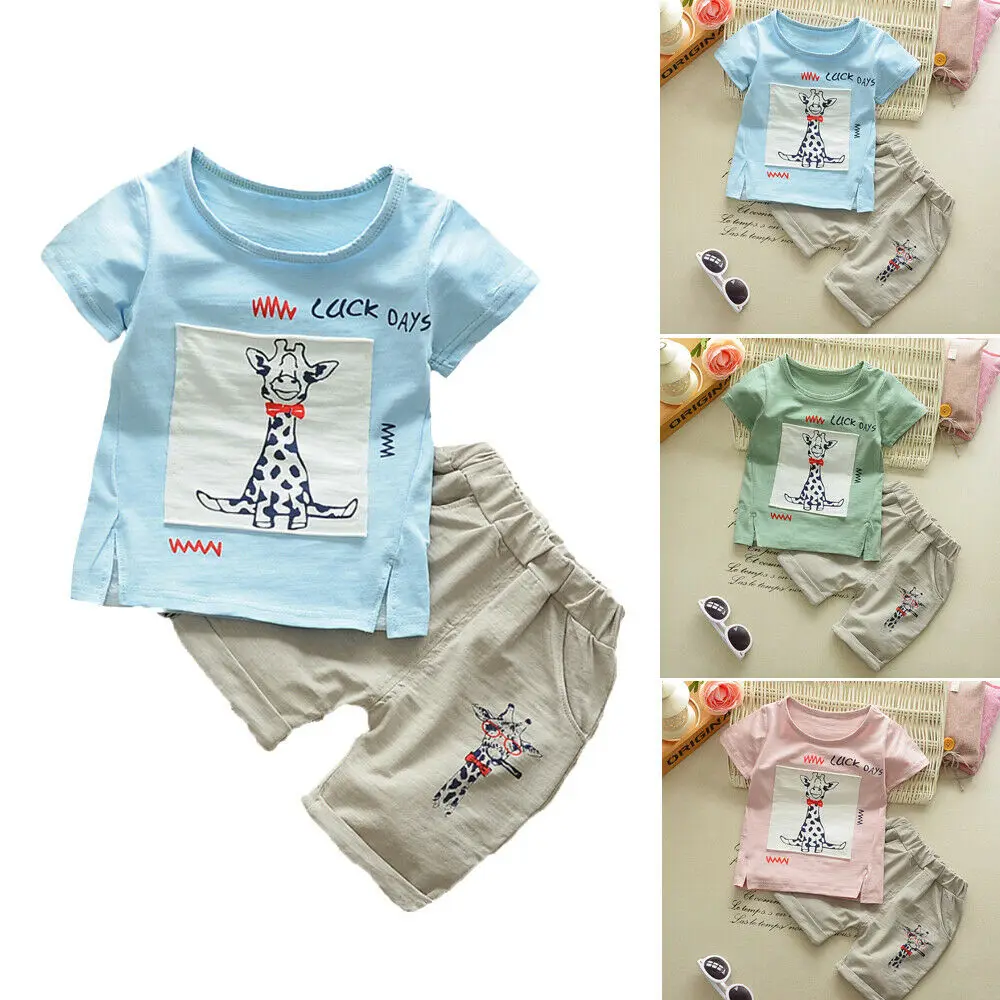 Pudcoco Boy Set 1Y-6Y US Cute Toddler Kids Baby Boys Clothes Giraffe Print T-Shirt Shorts 2Pcs Outfit
Pudcoco Boy Set 1Y-6Y US Cute Toddler Kids Baby Boys Clothes Giraffe Print T-Shirt Shorts 2Pcs Outfit