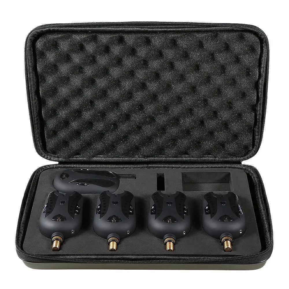 FSTE Fishing Bite Alarm Set 4 Alarms + 1 Receiver Wireless Digital Fishing Bite Alarm Fishing Receiver Kit With Portable Case
FSTE Fishing Bite Alarm Set 4 Alarms + 1 Receiver Wireless Digital Fishing Bite Alarm Fishing Receiver Kit With Portable Case