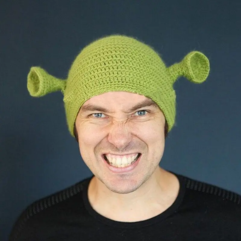 Green Monster Shrek Hat Adult Manual Weave Knitted Wool Cap Novelty Toy Winter Cap Beanies Christmas Party Gift
Green Monster Shrek Hat Adult Manual Weave Knitted Wool Cap Novelty Toy Winter Cap Beanies Christmas Party Gift