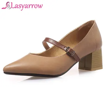 Lasyarrow Plus Size 32-46 Mary Jane Shoes Fashion Shallow Ladies Pumps Buckle Strap Sexy Office Ladies Dress Shoes Party Shoes
Lasyarrow Plus Size 32-46 Mary Jane Shoes Fashion Shallow Ladies Pumps Buckle Strap Sexy Office Ladies Dress Shoes Party Shoes