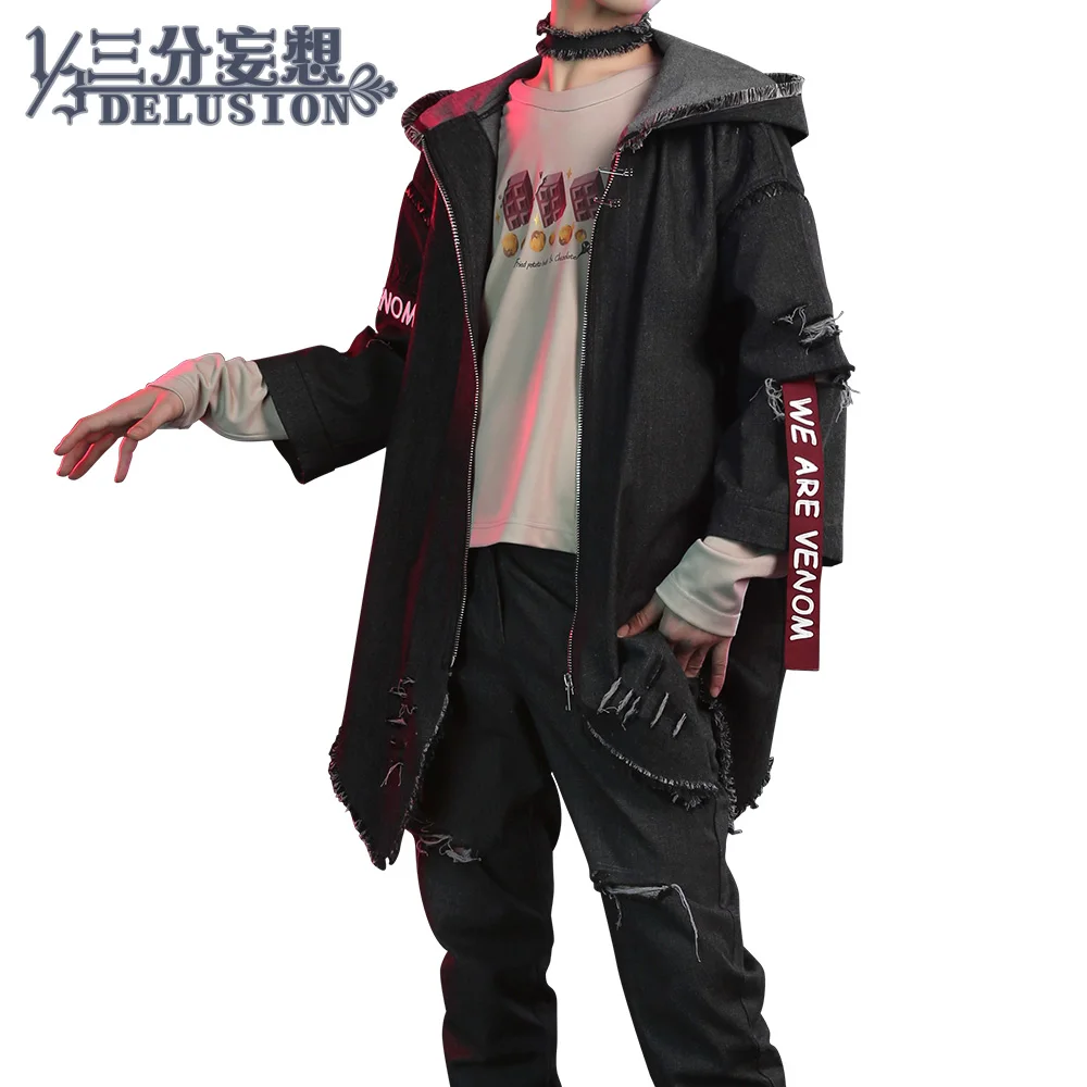 1/3 Delusion superhero Costumes Venom Cosplay zip Sweatshirt Men's Coats Jeans jacket
1/3 Delusion superhero Costumes Venom Cosplay zip Sweatshirt Men's Coats Jeans jacket