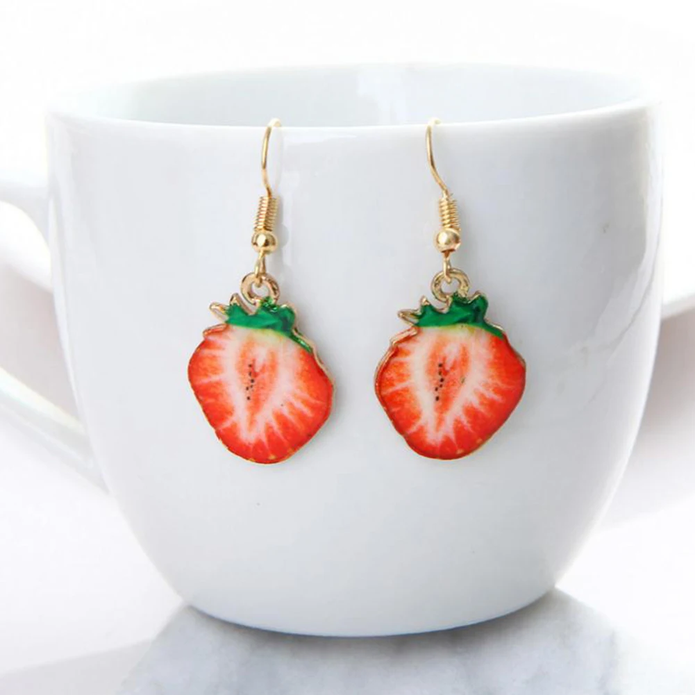 Women Dangle Summer Exquisite Fabala Jewelry Accessories Ladies Eardrop Pendant Fruit Pattern Earring Alloy
Women Dangle Summer Exquisite Fabala Jewelry Accessories Ladies Eardrop Pendant Fruit Pattern Earring Alloy
