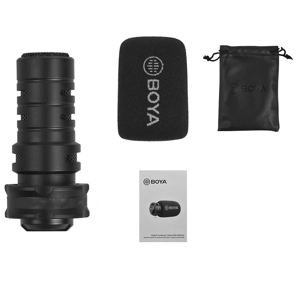 BOYA By-A7H Mic 3.5Mm Jack Phone Microphone Digital Stereo Condenser Mobile Record Port Recording Interview F | Электроника