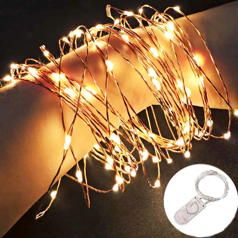 2M LED 20 Wire String Lights LEDs Battery Operated Garland Fairy Mini Copper For Christmas Holiday Wedding Party
2M LED 20 Wire String Lights LEDs Battery Operated Garland Fairy Mini Copper For Christmas Holiday Wedding Party