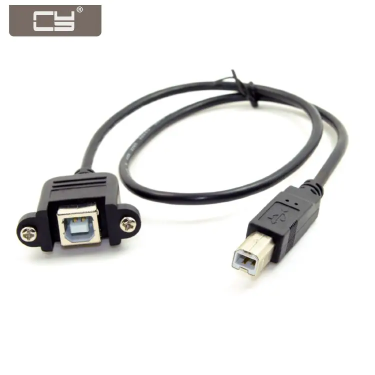 CYDZ 1M 0.5M Right Angled USB B Male to Female Extension Cable with Screws for Panel Mount
CYDZ 1M 0.5M Right Angled USB B Male to Female Extension Cable with Screws for Panel Mount