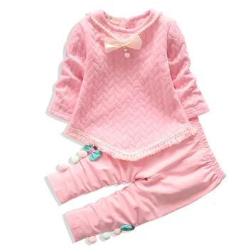2020 New Spring Autumn Girls Clothing Set Children Suit Baby Pure Cotton Necklace T Shirt Long Sleeve Pants 2Pcs/sets Tracksuits
2020 New Spring Autumn Girls Clothing Set Children Suit Baby Pure Cotton Necklace T Shirt Long Sleeve Pants 2Pcs/sets Tracksuits