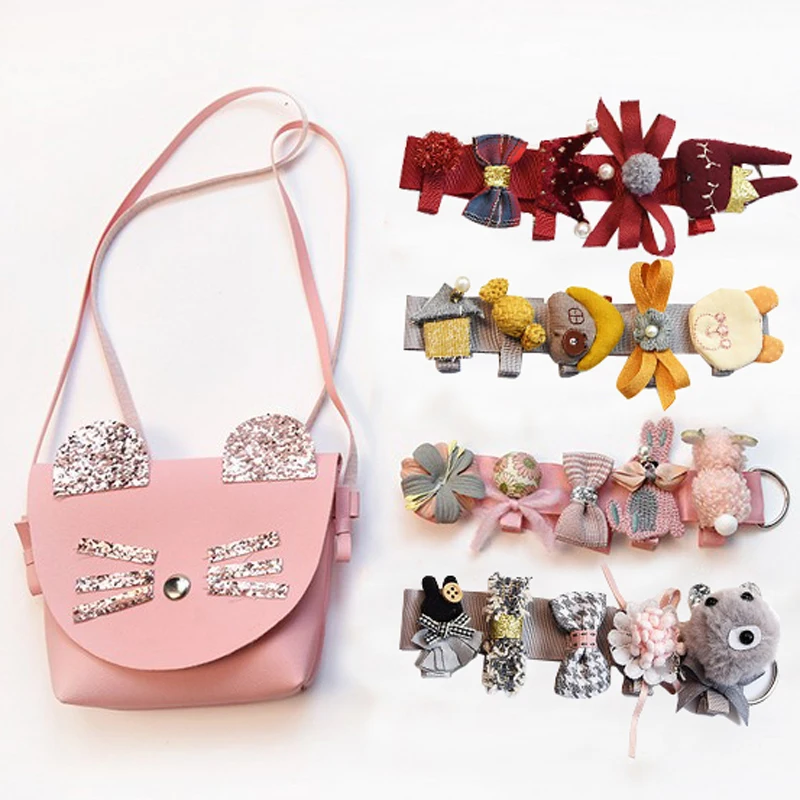 Baby Girls Princess Small Bag Mini Messenger Cute Shoulder Bag Handbag Tote + 5PCS Hairpin
Baby Girls Princess Small Bag Mini Messenger Cute Shoulder Bag Handbag Tote + 5PCS Hairpin
