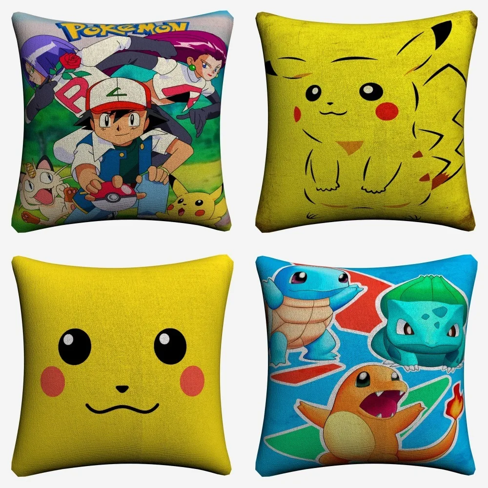 Pokemon Pikachu Anime Figures Decorative Linen Cushion Cover For Sofa Chair 45x45cm Throw Pillow Case Home Decor Almofada
Pokemon Pikachu Anime Figures Decorative Linen Cushion Cover For Sofa Chair 45x45cm Throw Pillow Case Home Decor Almofada