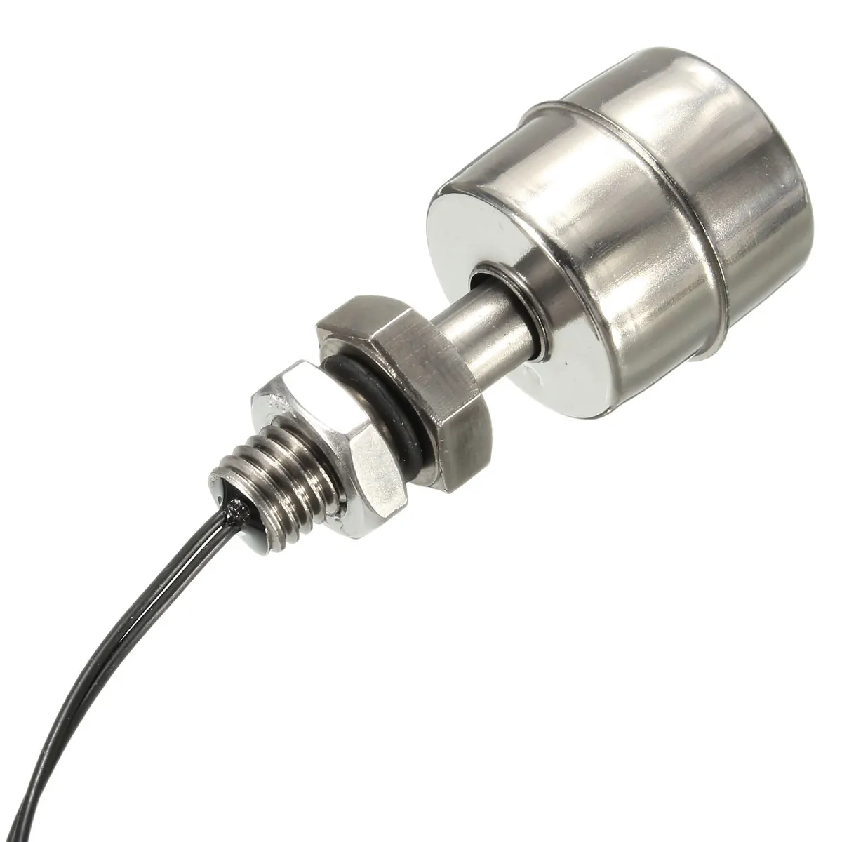 Silver 100V DC 10W Stainless Steel Water Level Sensor Controller 90 Degree Floating Switch 45mm
Silver 100V DC 10W Stainless Steel Water Level Sensor Controller 90 Degree Floating Switch 45mm