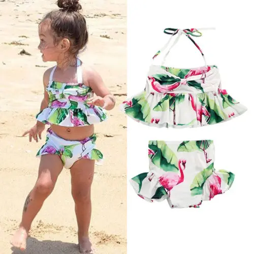 Kid Baby Girl Sweimwear Flamingo Floral Tankini Bikini Set Swimwear Swimsuit Bathing Suit
Kid Baby Girl Sweimwear Flamingo Floral Tankini Bikini Set Swimwear Swimsuit Bathing Suit