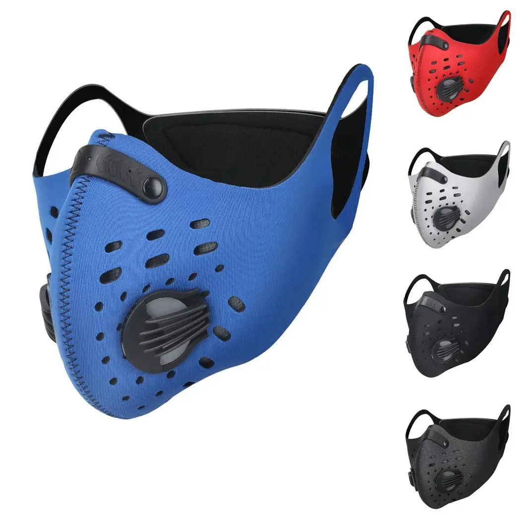 Пылезащитная Ветрозащитная маска с активированным углем для езды на велосипеде |