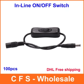 In-Line Power Switch ON/OFF 2.1mm/5.5mm Cable Jack DC Plug 12V for CCTV Camera DHL Free shipping 100pcs /Lot
In-Line Power Switch ON/OFF 2.1mm/5.5mm Cable Jack DC Plug 12V for CCTV Camera DHL Free shipping 100pcs /Lot