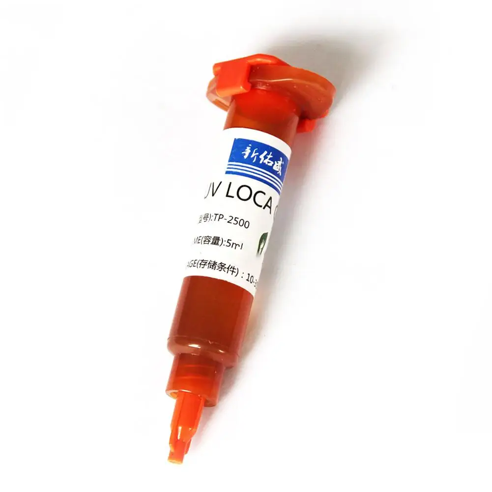 5ML LOCA Liquid Optical Glue Cement Mobile Phone LCD Screen Repair Solidification UV Glue Viscosity TP2500 Drop Shipping
5ML LOCA Liquid Optical Glue Cement Mobile Phone LCD Screen Repair Solidification UV Glue Viscosity TP2500 Drop Shipping