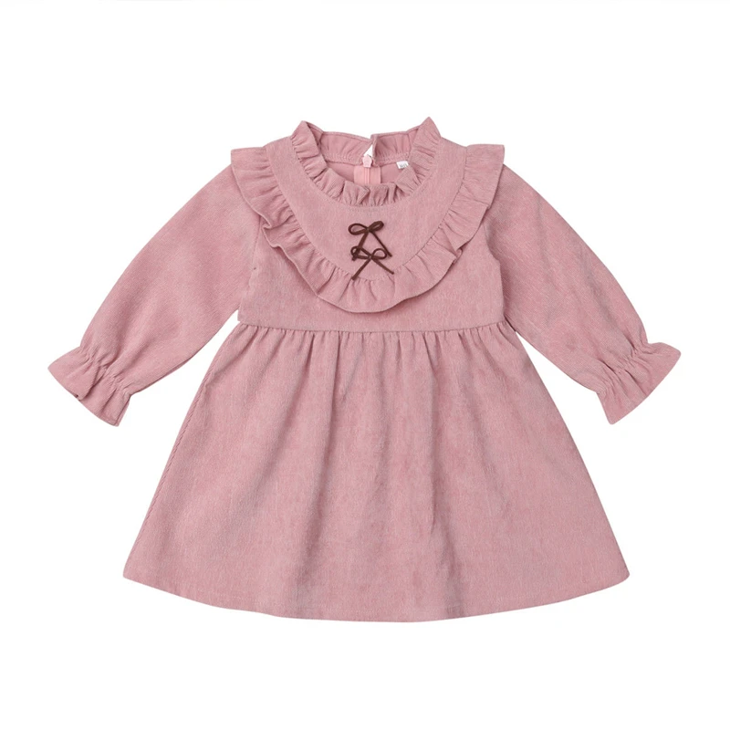 2019 New Baby Girls Ruffle Dress Autumn/Winter Warm Bow Long Sleeve Solid Party Dress Child Girl Party Princess Dresses Clothes
2019 New Baby Girls Ruffle Dress Autumn/Winter Warm Bow Long Sleeve Solid Party Dress Child Girl Party Princess Dresses Clothes
