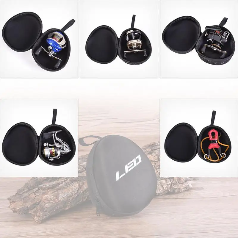 EVA Drop-Shaped Fishing Reel Bag Bait Casting Accessories Protective Case Cover Pouch Storage Portable | Спорт и развлечения