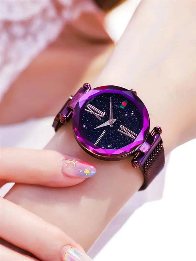 2019 New Arrival Women Watch Lady Starry Skay Watch Magnetic Buckle Mesh Band Wristwatch Minimalist Luxury Watches
2019 New Arrival Women Watch Lady Starry Skay Watch Magnetic Buckle Mesh Band Wristwatch Minimalist Luxury Watches