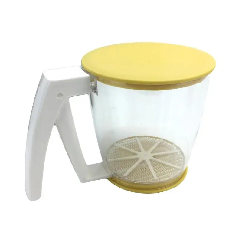 

Hand-held Flour Sieve Mugs Design Flour Sifter Shaker Baking Pastry Tools Bakeware Strainer for Coffee Icing Sugar Powder
