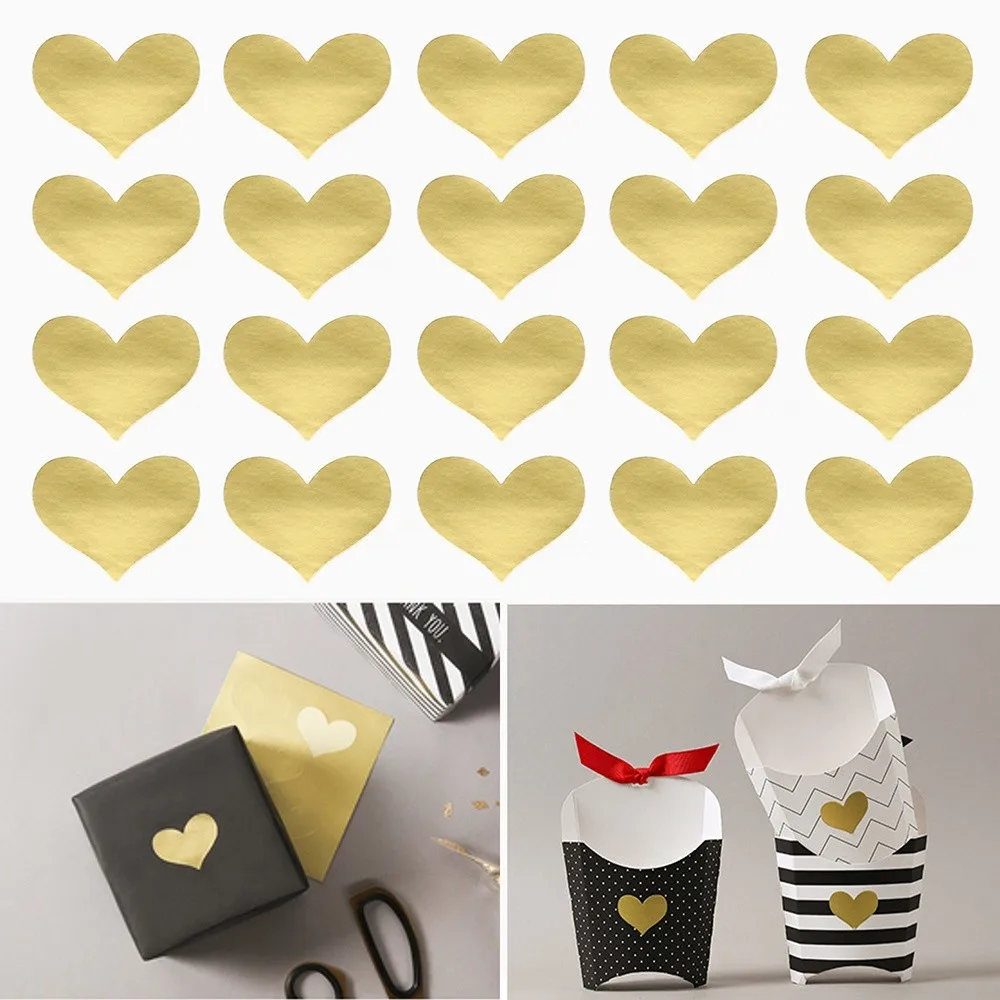 240pcs Golden Heart Shape Design Stickers Handmade Cake Candy Packaging Seal Label DIY Baking Sticky Paper Cup Decorative Tags
240pcs Golden Heart Shape Design Stickers Handmade Cake Candy Packaging Seal Label DIY Baking Sticky Paper Cup Decorative Tags