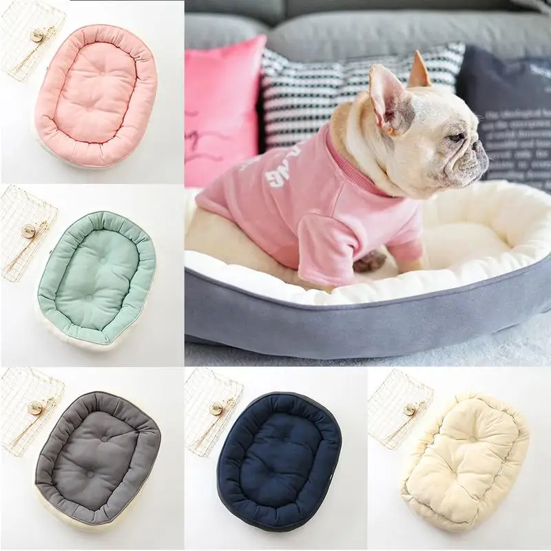 2 Side Use Pet Dog Bed Warm Trendy New Fashion Solid Color Pet Nest Big Dog Sofa Kennel Dog Baskets For Cat Puppy Pet Supplies
2 Side Use Pet Dog Bed Warm Trendy New Fashion Solid Color Pet Nest Big Dog Sofa Kennel Dog Baskets For Cat Puppy Pet Supplies