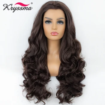 Synthetic Lace Front Wig 24 Inches Widow's Peak Long Brown Wavy Wigs for Women 150% Density Natural Looking Middle Part Hair for
Synthetic Lace Front Wig 24 Inches Widow's Peak Long Brown Wavy Wigs for Women 150% Density Natural Looking Middle Part Hair for