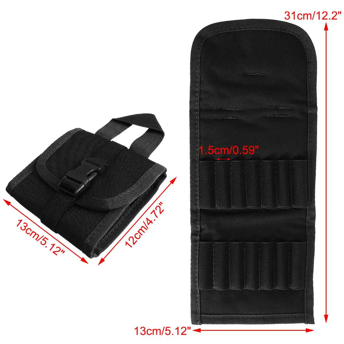 Tactical Accessory with 14 Shots Bullet Box Shell Military Waist Shotgun Holder Case Nylon Ammo Pouch Cartridge Belt Carrier Bag
Tactical Accessory with 14 Shots Bullet Box Shell Military Waist Shotgun Holder Case Nylon Ammo Pouch Cartridge Belt Carrier Bag