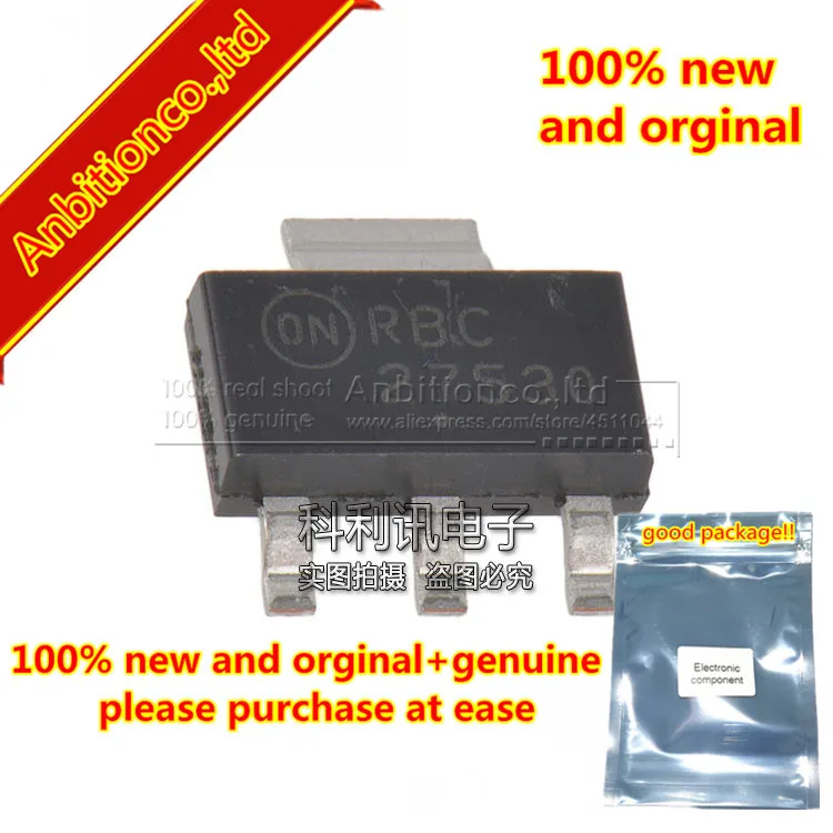 10pcs 100% new and orginal MC33275ST-3.0T3G SOT223 RBC27 300 mA, Low Dropout Voltage Regulator in stock
10pcs 100% new and orginal MC33275ST-3.0T3G SOT223 RBC27 300 mA, Low Dropout Voltage Regulator in stock