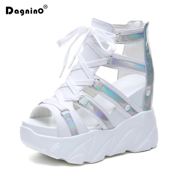 New Women Sandals 2019 Summer Ladies PU Platform Sandals 10CM Wedges Thick Bottom Casual Woman Sneakers Comfortable White Shoes
New Women Sandals 2019 Summer Ladies PU Platform Sandals 10CM Wedges Thick Bottom Casual Woman Sneakers Comfortable White Shoes