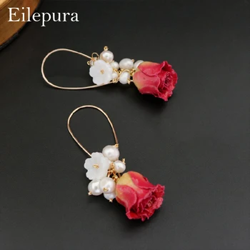 Eilepura Natural Fresh Water Pearl Flower Drop Earrings Gifts For Women Bride Wedding Party Fine Jewelry Bijou E-A025
Eilepura Natural Fresh Water Pearl Flower Drop Earrings Gifts For Women Bride Wedding Party Fine Jewelry Bijou E-A025