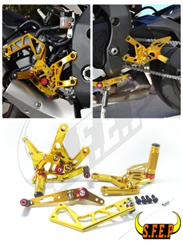 CNC Adjustable Rearset Foot Pegs Rest Pedal For Yamaha YZF R1/R1M/R1S 2015-2016-2017-2018
CNC Adjustable Rearset Foot Pegs Rest Pedal For Yamaha YZF R1/R1M/R1S 2015-2016-2017-2018