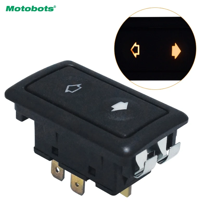MOTOBOTS Universal Metallic Snap Clip-On 6Pins Auto Power Window Switch 10A~30A With illumination Indicator Single Button #5797
MOTOBOTS Universal Metallic Snap Clip-On 6Pins Auto Power Window Switch 10A~30A With illumination Indicator Single Button #5797