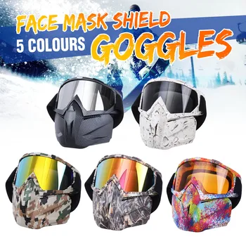 Men Women Cycling Bike Full Face Mask Windproof Shield Goggles Bicycle Snowboard Ski Masks with Anti-UV glasses
Men Women Cycling Bike Full Face Mask Windproof Shield Goggles Bicycle Snowboard Ski Masks with Anti-UV glasses