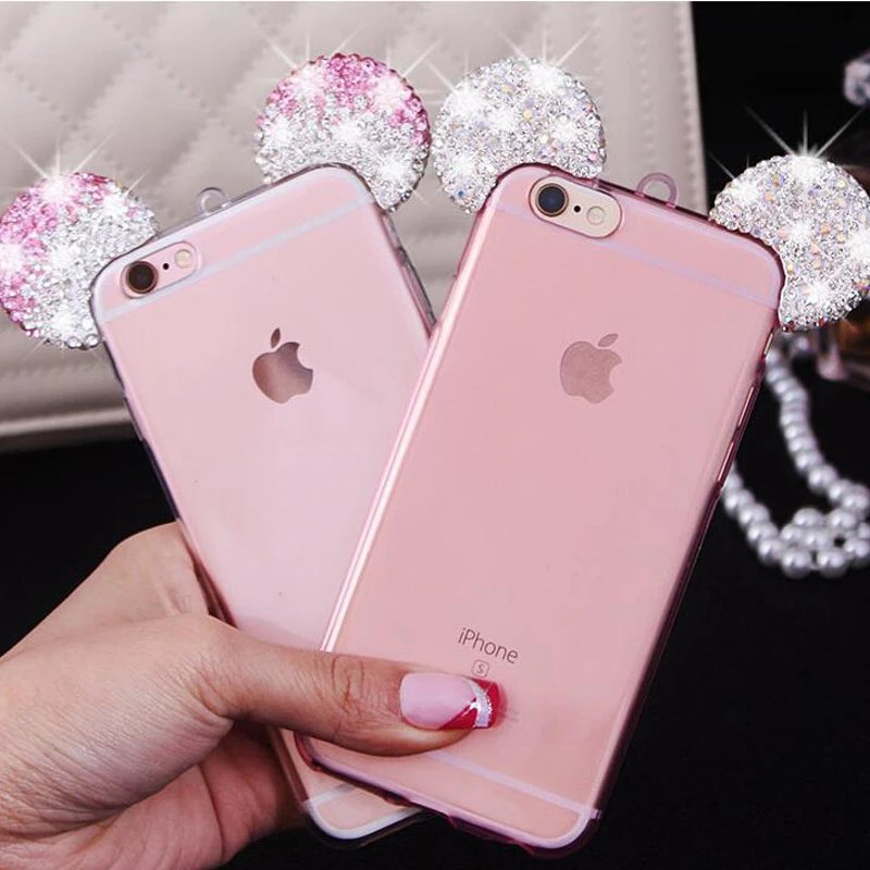 3D Mickey Mouse Ears cell Phone Case For iPhone X 6 6S Plus 8 7Plus Silicone Back Cover shell Casing TPU Protect Phone Covers
3D Mickey Mouse Ears cell Phone Case For iPhone X 6 6S Plus 8 7Plus Silicone Back Cover shell Casing TPU Protect Phone Covers