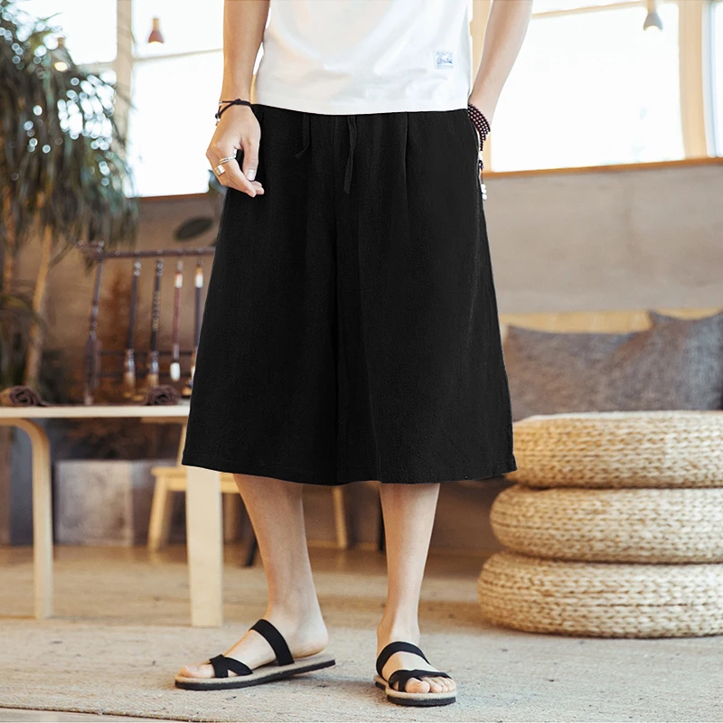 2019 summer New Chinese style Japanese wide breathable cotton Thin linen camouflage bodybuilding men shorts Free
2019 summer New Chinese style Japanese wide breathable cotton Thin linen camouflage bodybuilding men shorts Free