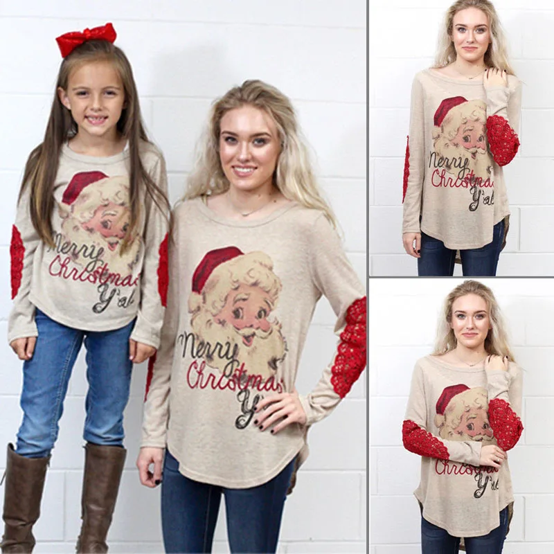 2018 Brand New Fashion Top Family Tops T-shirt Daddy Mum Baby Xmas Jumper Matching Casual Clothes Outfits T-Shirts
2018 Brand New Fashion Top Family Tops T-shirt Daddy Mum Baby Xmas Jumper Matching Casual Clothes Outfits T-Shirts