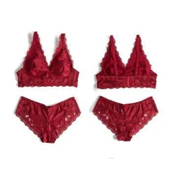 Hollowout Sexy V-neck Bra Ultrathin Underwear Set Plus Size Cup Women Transparent Bra Sets Lace Embroidery Lingerie Brassiere
Hollowout Sexy V-neck Bra Ultrathin Underwear Set Plus Size Cup Women Transparent Bra Sets Lace Embroidery Lingerie Brassiere