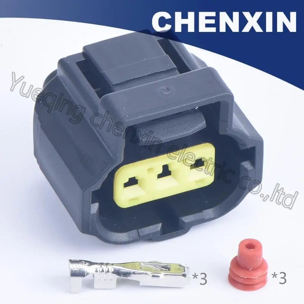 Black 3pin Alternator Lead automotive connector(1.8) female 184032-1 Sealed waterproof sensor housing auto Connector
Black 3pin Alternator Lead automotive connector(1.8) female 184032-1 Sealed waterproof sensor housing auto Connector