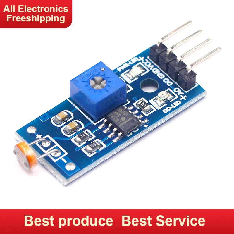 Photosensitive brightness resistance sensor module Light intensity detect New For Arduino
Photosensitive brightness resistance sensor module Light intensity detect New For Arduino