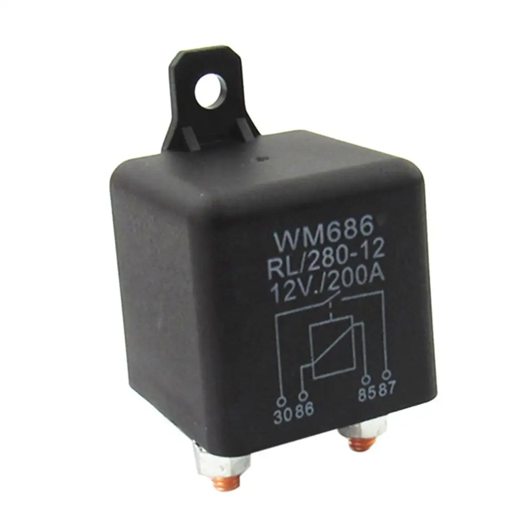 Car Auto Heavy Duty Split Charge 12/24V 200A Black Relay | Автомобили и мотоциклы